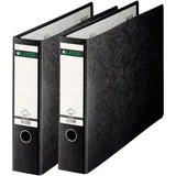 Leitz QualitätsOrdner 180° A3 quer 80 mm Schwarz 2 St.