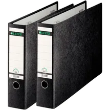 Leitz QualitätsOrdner 180° A3 quer 80 mm Schwarz 2 St.