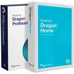 Nuance Dragon Professional Individual 16 Upgrade + Dragon Home 15
