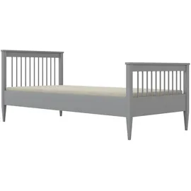 M&S Bett Emilia 90 x 200 cm Kiefer grau