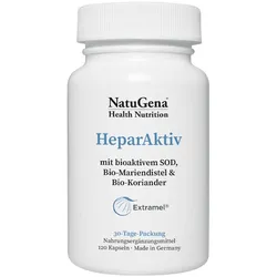 Heparaktiv Sod+bio-mariendistel+bio-koriander Kapseln