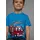 Kidsworld T-Shirt "Mit coolem FEUERWEHR Druck", Jungen, Gr. 128/134, blau (türkis), Single Jersey, Obermaterial: 100% Baumwolle, bedruckt, Basic, Rundhals, Shirts T-Shirt, Kurzarm, Basic-Passform, mit stylischem Druck, Rundhalsausschnitt