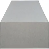 Delindo Lifestyle Tischläufer Wien, Moderne und fleckabweisende Tischdecke für das ganze Jahr, grau, 40x140 cm