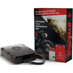 RideLink WingMan 2G, IP54 Tracking Modul, schwarz-rot für Männer