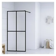 vidaXL Duschwand für Walk-in Dusche Mattes Sicherheitsglas 90x195 cm
