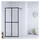 vidaXL Duschwand für Walk-in Dusche Mattes Sicherheitsglas 90x195 cm