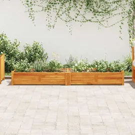 vidaXL Garten-Hochbeet Akazienholz 200x50x25 cm