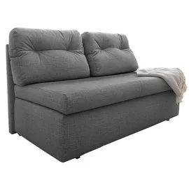 luma-home schönes für dein zuhause luma-home Schlafsofa Dunkelgrau, Textil, 2-Sitzer, Füllung: Schaumstoff, einzeln stellbar,Rechteckig, 136x86x85 cm, Wohnzimmer, Sofas & Couches, Schlafsofas