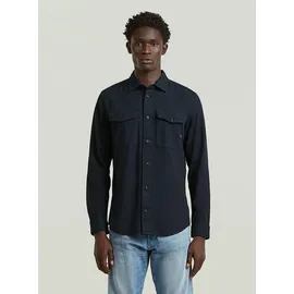 G-Star Marine Slim Hemd - Dunkelblau - Herren, - XXS