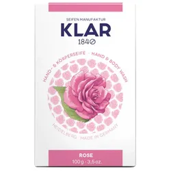 KLAR Hand- & Körperseife ROSE 100 g