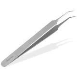 InstrumenteNRW Zeckenpinzette Edelstahl - Rostfrei, 11,5 cm, Silber, Modern