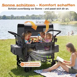 Sekey Bollerwagen faltbar schwarz