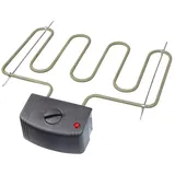 Lemodo Elektrische Heizspirale für Räucherofen 2000 W, Heizschlange mit Temperaturregler