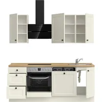 Nobilia Küchenzeile Cascada II 210 cm weiß