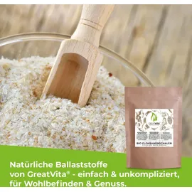 greatvita Bio Flohsamenschalen 99% rein 1000 g