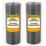 15m x 0,5m Volierendraht Drahtgitter Schweissgitter  Drahtzaun Feuerverzinkt