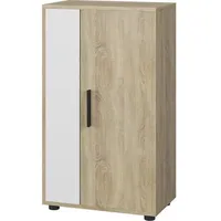 Vichy Vicco Kommode + Sideboard, Kommode Berno, Sonoma/Weiß, 50.1