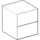 Geberit One Seitenschrank 45 x 70 x 47 cm Greige