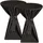 Beautissu Stehtischhusse Premium Schwarz 60 cm x 145 cm