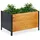 Relaxdays Hochbeet 78 x 51 x 48 cm Natur