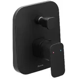 Ravak X070156 - Wannenarmatur Td F 061.20 Unterputz, mit Einbaukörper, Schwarz - Schwarz