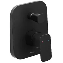 Ravak X070156 - Wannenarmatur Td F 061.20 Unterputz, mit Einbaukörper, Schwarz - Schwarz