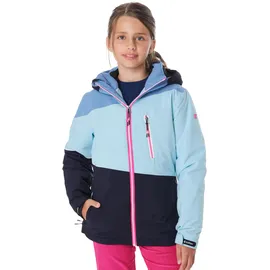 KILLTEC Mädchen Skijacke/Funktionsjacke mit Kapuze und Schneefang KSW 331 GRLS SKI JCKT, hell denim, 140, 42091-000
