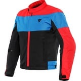 Dainese Elettrica Air, Textiljacke, - Schwarz/Rot/Hellblau - 54