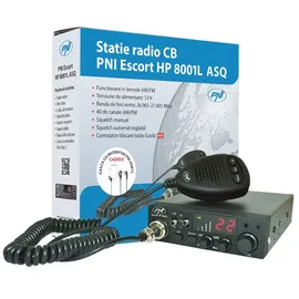 PNI Escort HP 8001L einstellbar ASQ 4W Tastensperre Funktion + Kopfhörer HS81L enthalten