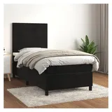vidaXL Boxspringbett 100 x 200 cm Schwarz