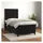 vidaXL Boxspringbett 100 x 200 cm Schwarz
