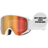 Atomic Savor Photo Skibrille (Größe One Size, weiss)