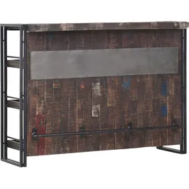 GUTMANN FACTORY Barschrank Titan 140 x 105 x 52 cm Braun