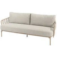 Beckhuis Living 4Seasons Como 3-Sitzer Sofa Aluminium Harvest inkl. 3 Kissen