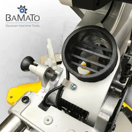 BAMATO Zug- Kapp- und Gehrungssäge KP-305 + Absauganlage AB-110 inkl. Adapter Se...