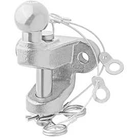 PRO PLUS Anhängerkupplung Silber zweifach Ausführung max. 3,5t D-Wert 17,2kN