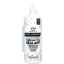 Peaty's Holeshot Biofibre Tubeless Dichtmittel 1 L - transparent, weiß