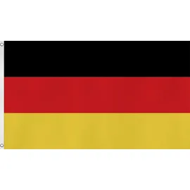 Normani Fahne Flagge 300 cm × 500 cm | Schwarz/Rot/Gelb