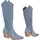 Ital-Design Cowboyboots Damen Hellblau 40