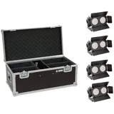 EUROLITE Set 4x LED CBB-2 WW/CW Fairlight + Case