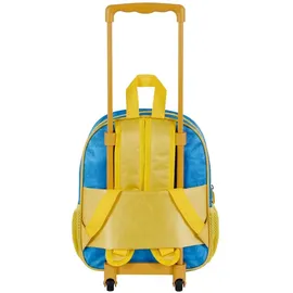 Karactermania One Piece Monkey-Kleiner Rucksack mit Rädern, Blau, 26 x 34 cm, Kapazität 12,5 L