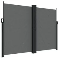 vidaXL Seitenmarkise Ausziehbar Anthrazit 180x1000 cm