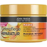 John Frieda Tiefenpflege + Reparatur Haarmaske 250 ml - Für geschädigtes, extrem geschädigtes Haar