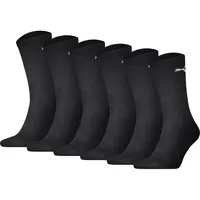 Puma Sportsocken Regular Crew Socken 6er Pack Stretch SCHWARZ|SCHWARZ