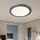 WOFI LED Deckenlampe 1 rund grau