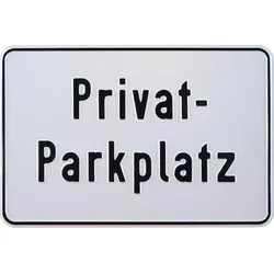 Parkplatzschild Privat-Parkplatz 300 x 200 mm