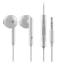 Original Huawei Headset AM-115 in weiß für Huawei P9 Plus Kopfhörer mit Lautstärkeregler und Micro