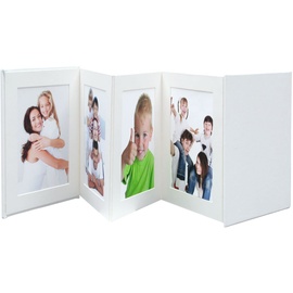 Deknudt Frames Deknudt Fotoalbum – Fotobox, Leder oder Kunstleder, Weiß, 13 x 18 cm