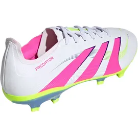 adidas Predator League FG/MG Fußballschuhe - cloud white/lucid pink/lucid lemon 42 2/3