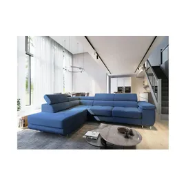 masseno Ecksofa APIRO L-S blau ¦ Maße (cm): B: 277 H: 90